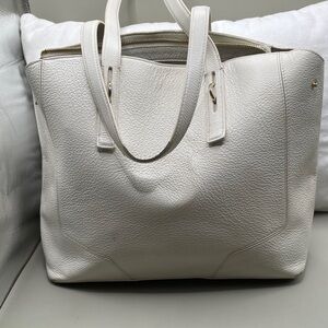 Furla Italian Luxury Cream Leather Tote Bag Exceptional Quality Furla Beautiful
